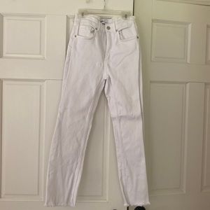 White flare Zara jeans